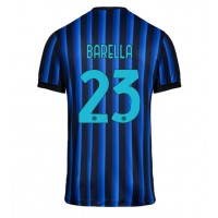 Stroje piłkarskie Inter Milan Nicolo Barella #23 Koszulka Podstawowej 2025-26 Krótki Rękaw